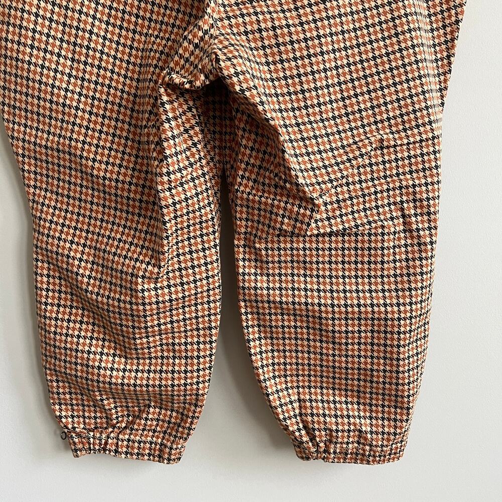 Torrid CMF Flex Jogger Twill Houndstooth Orange Zipper Ankle 28 NWT - Picture 7 of 9